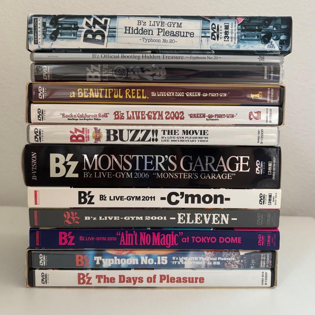 B’z LIVE DVD 11本セット