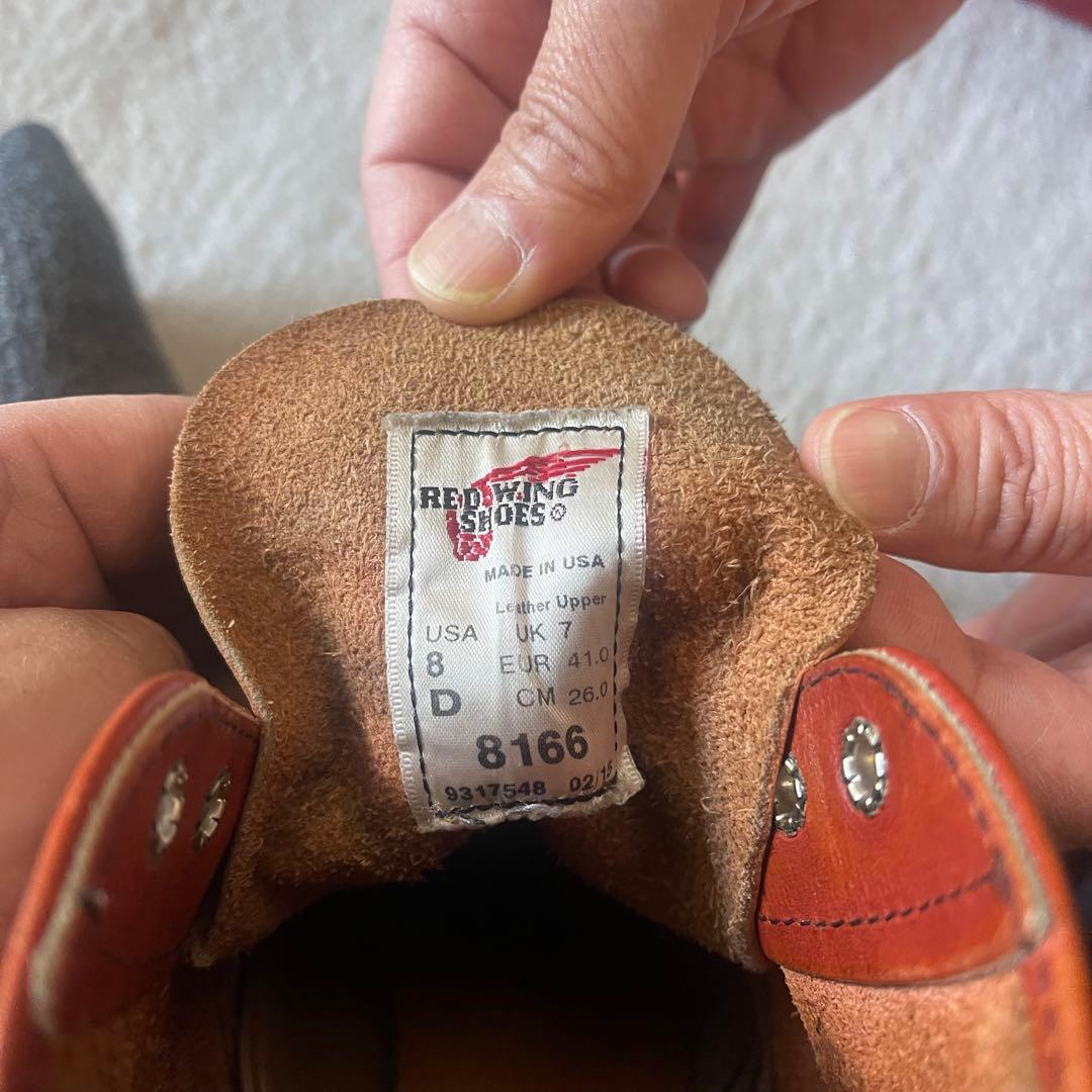 REDWING レッドウイング　26㎝　8166 アイリッシュセッター