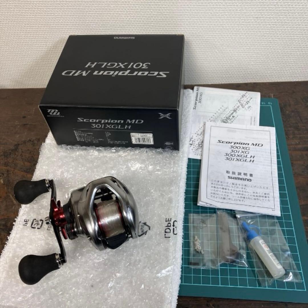 シマノ 21？　スコーピオンMD 301XGLH 左ハンドル　キズあり