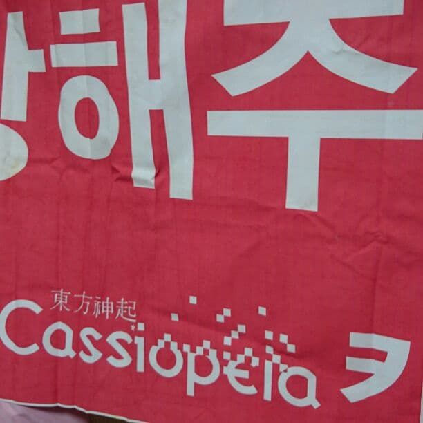 ★激レア★東方神起 韓国FC Cassiopeia ～O～正反合応援タペストリー