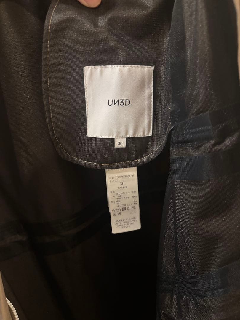 アンスリード ミニマルマウンテンコート サイズ36