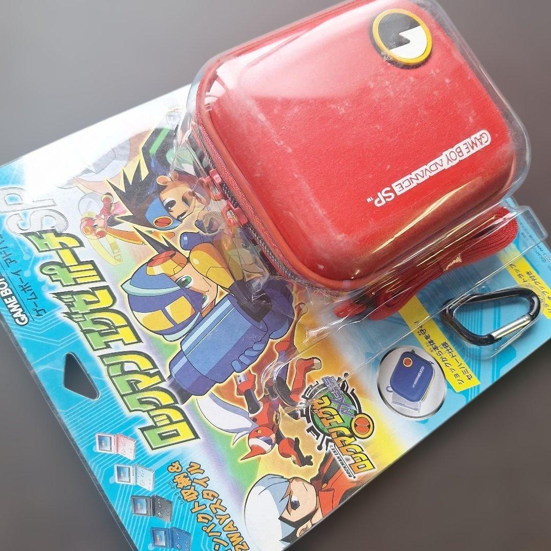 ★ ゲームボーイアドバンスSP 専用 ロックマンエグゼ ポーチ SP レッド★