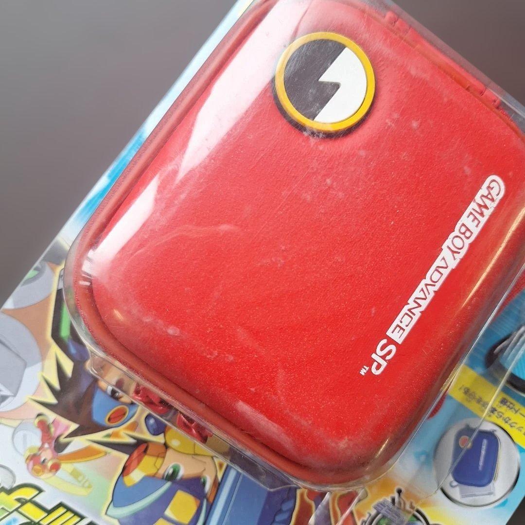 ★ ゲームボーイアドバンスSP 専用 ロックマンエグゼ ポーチ SP レッド★