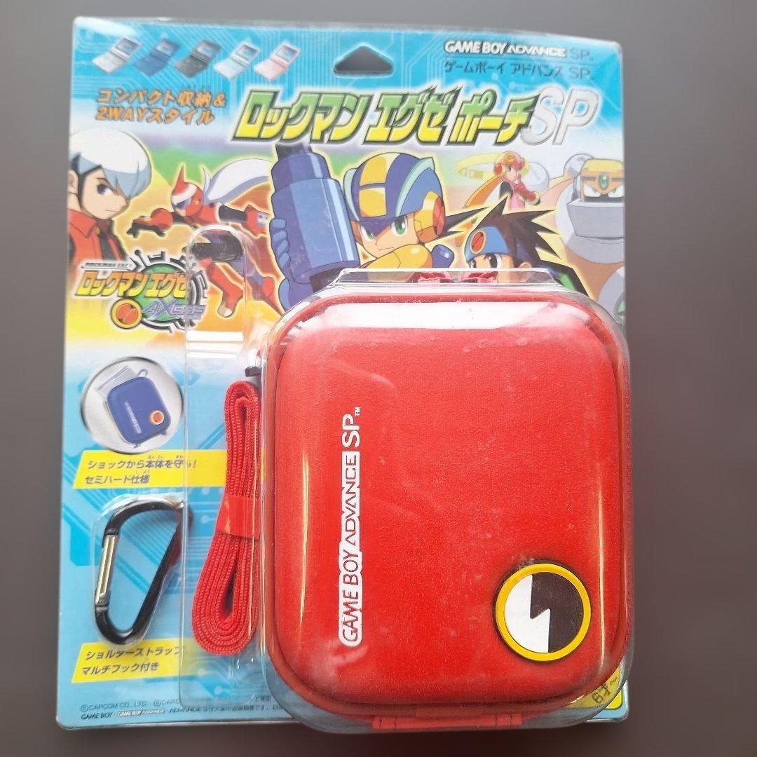 ★ ゲームボーイアドバンスSP 専用 ロックマンエグゼ ポーチ SP レッド★