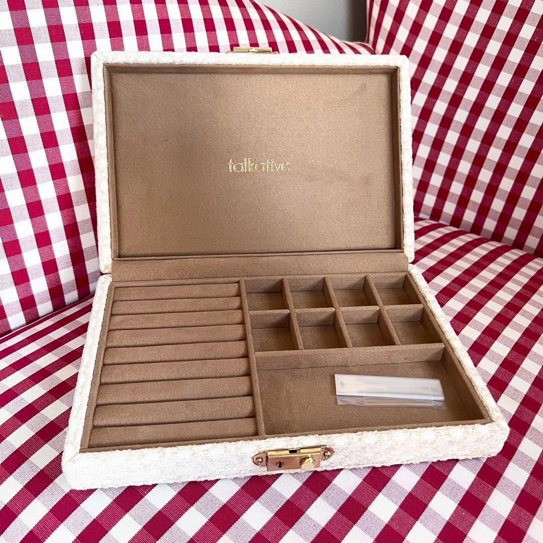 か*か様 【美品】talkative JEWELRY BOX ジュエリーボックス