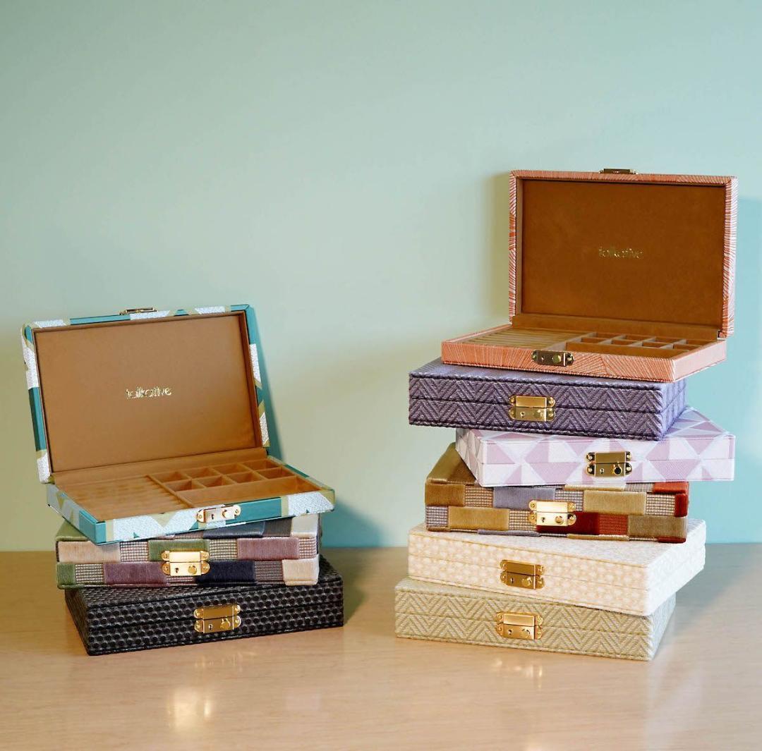 か*か様 【美品】talkative JEWELRY BOX ジュエリーボックス