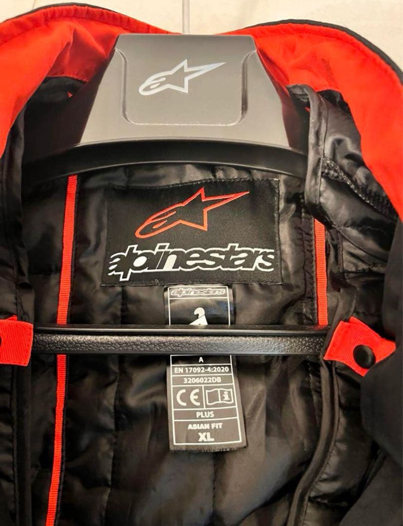 alpinestars オールシーズン バイクジャケット ブラック/オレンジ