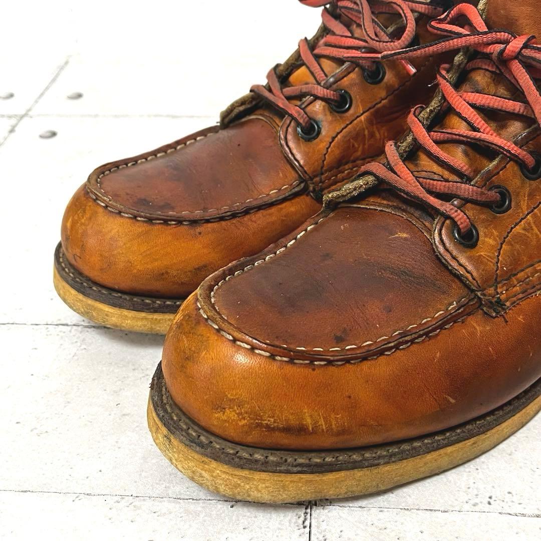 【レッドウィング】875 ワークブーツ 縦羽タグ♡ブラウン 9D