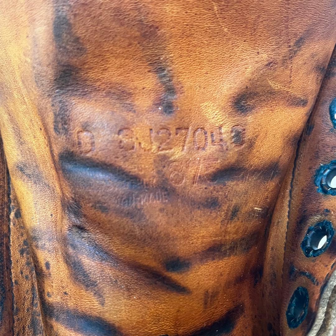 【レッドウィング】875 ワークブーツ 縦羽タグ♡ブラウン 9D