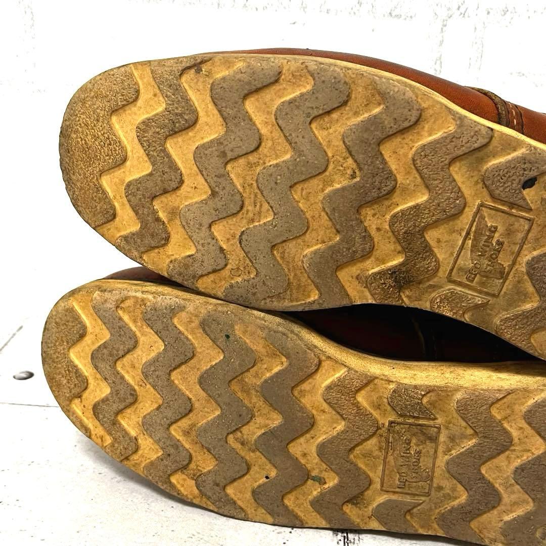 【レッドウィング】875 ワークブーツ 縦羽タグ♡ブラウン 9D