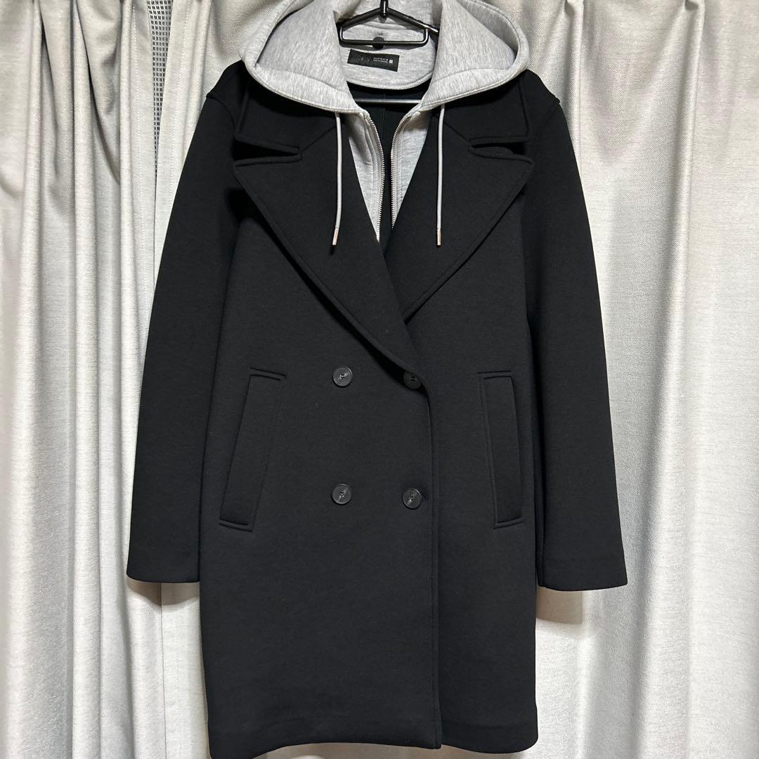 ZARAフード付きコート