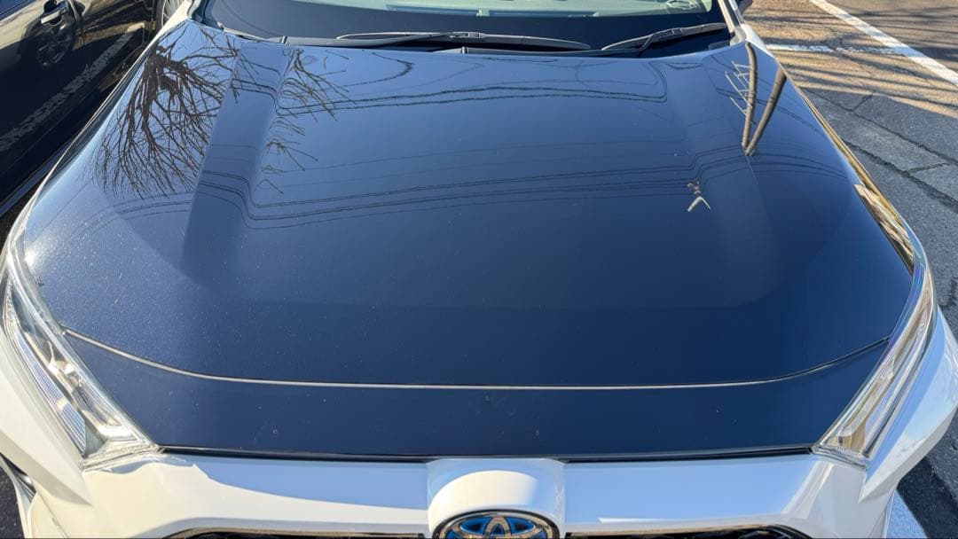 RAV4 純正 ボンネット/エンジンフード アティチュードブラックマイカ 218