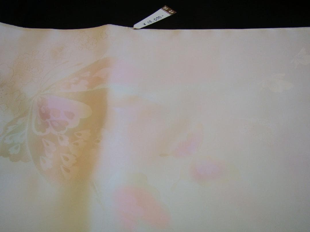 新品 裄70cm迄OK 振袖用 極上 倫子地 長襦袢 反物 正絹18ｍGｓ978