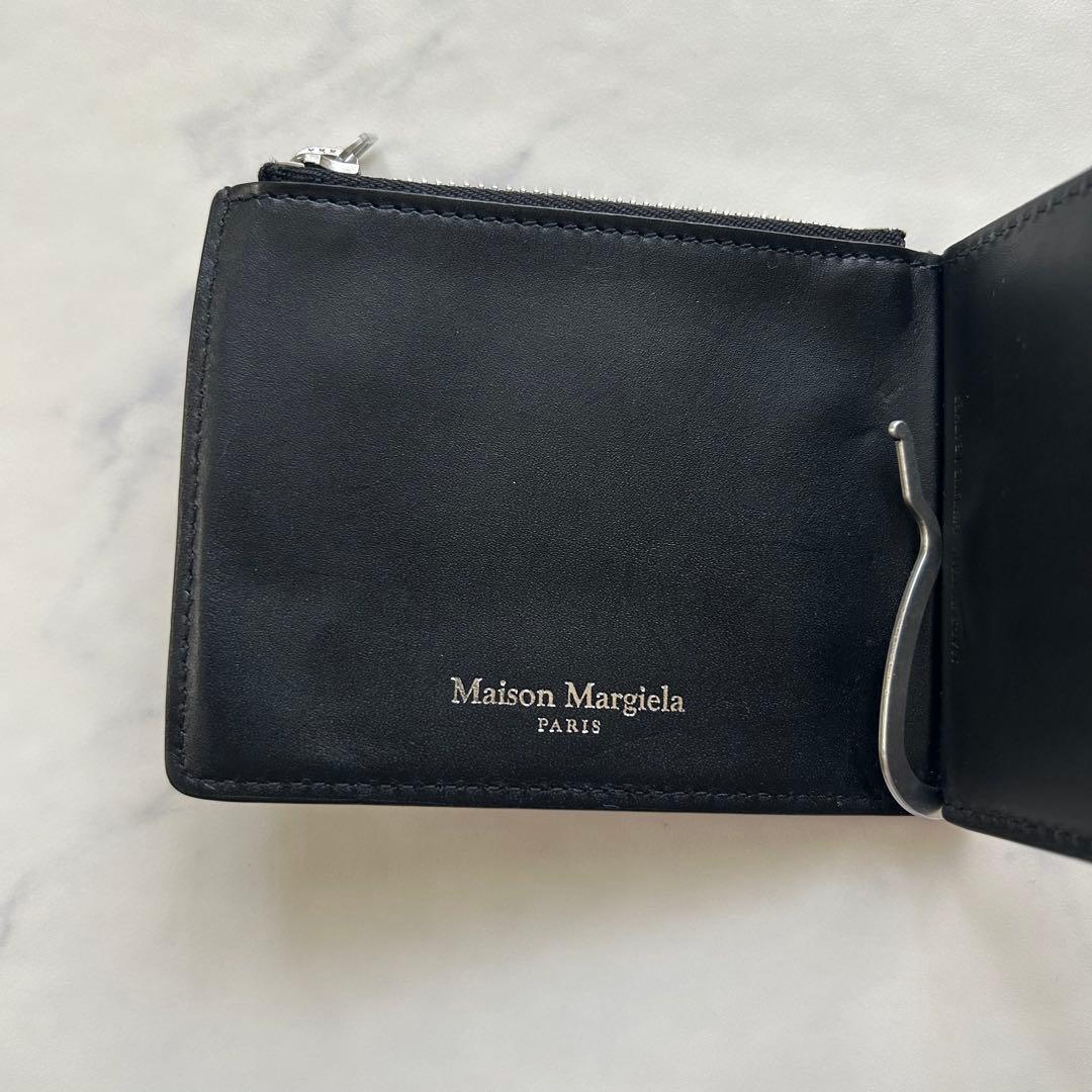 美品✨メゾンマルジェラ マネークリップ 二つ折り財布 小銭入れ カードケース