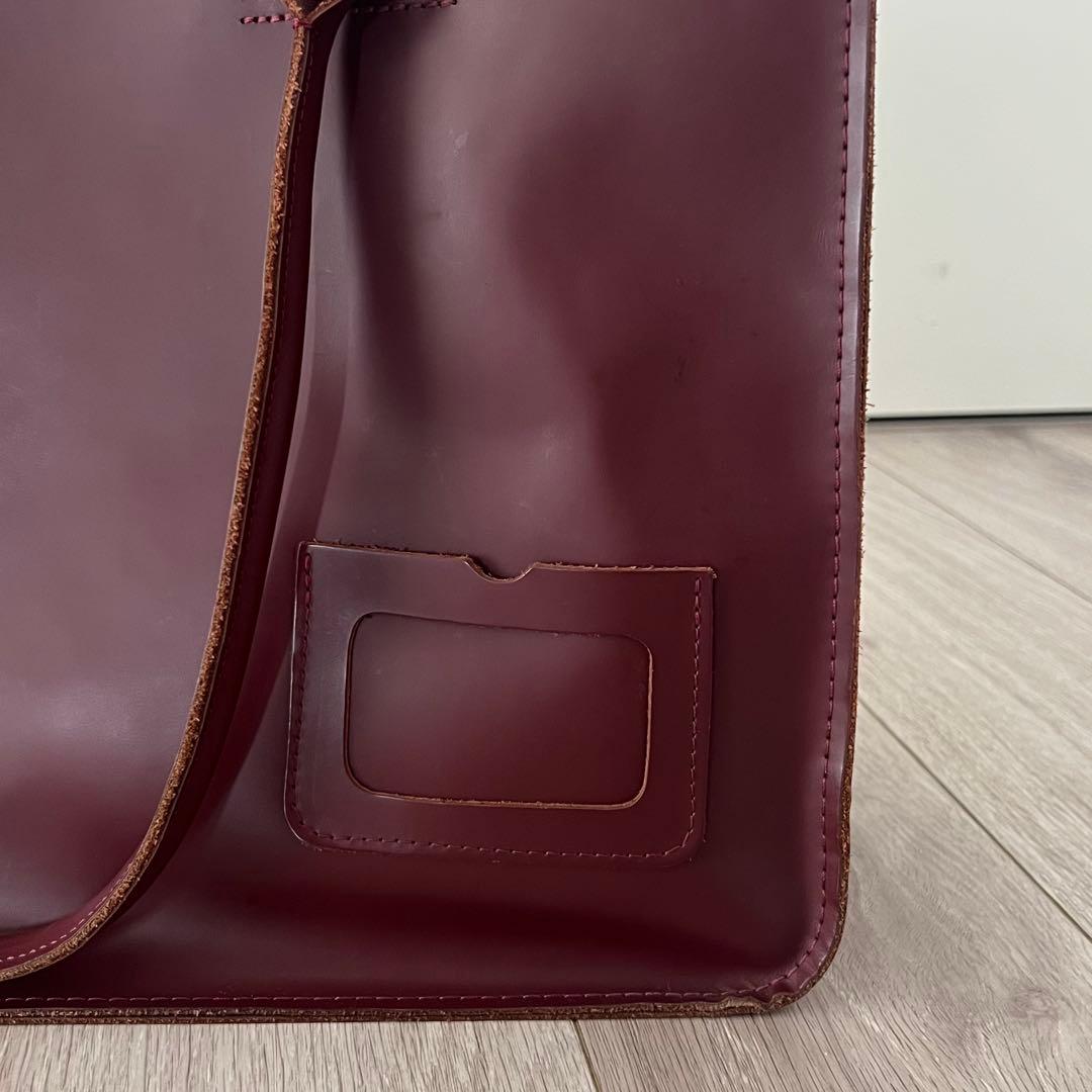 Dr.Martensレザー トートバッグ バーガンディ