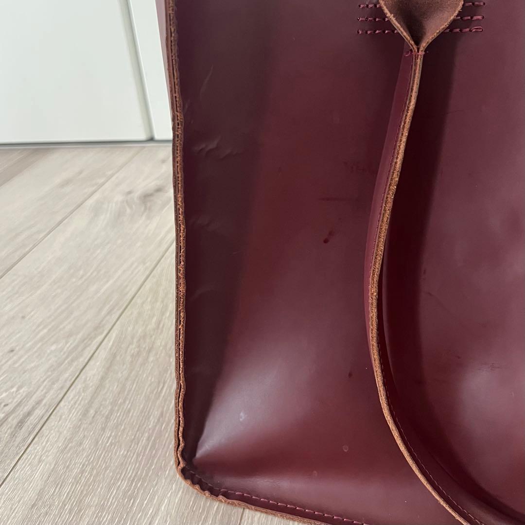 Dr.Martensレザー トートバッグ バーガンディ