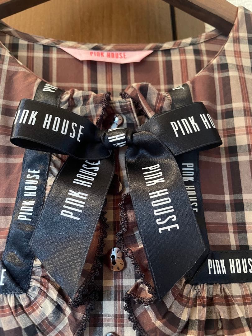 チェックワンピース(PINK HOUSE×misako aoki)