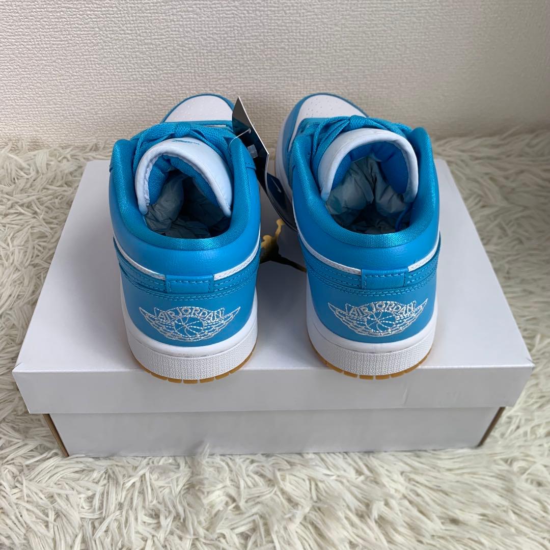 新品Nike Air Jordan 1 Low \"White/Blue\" 25