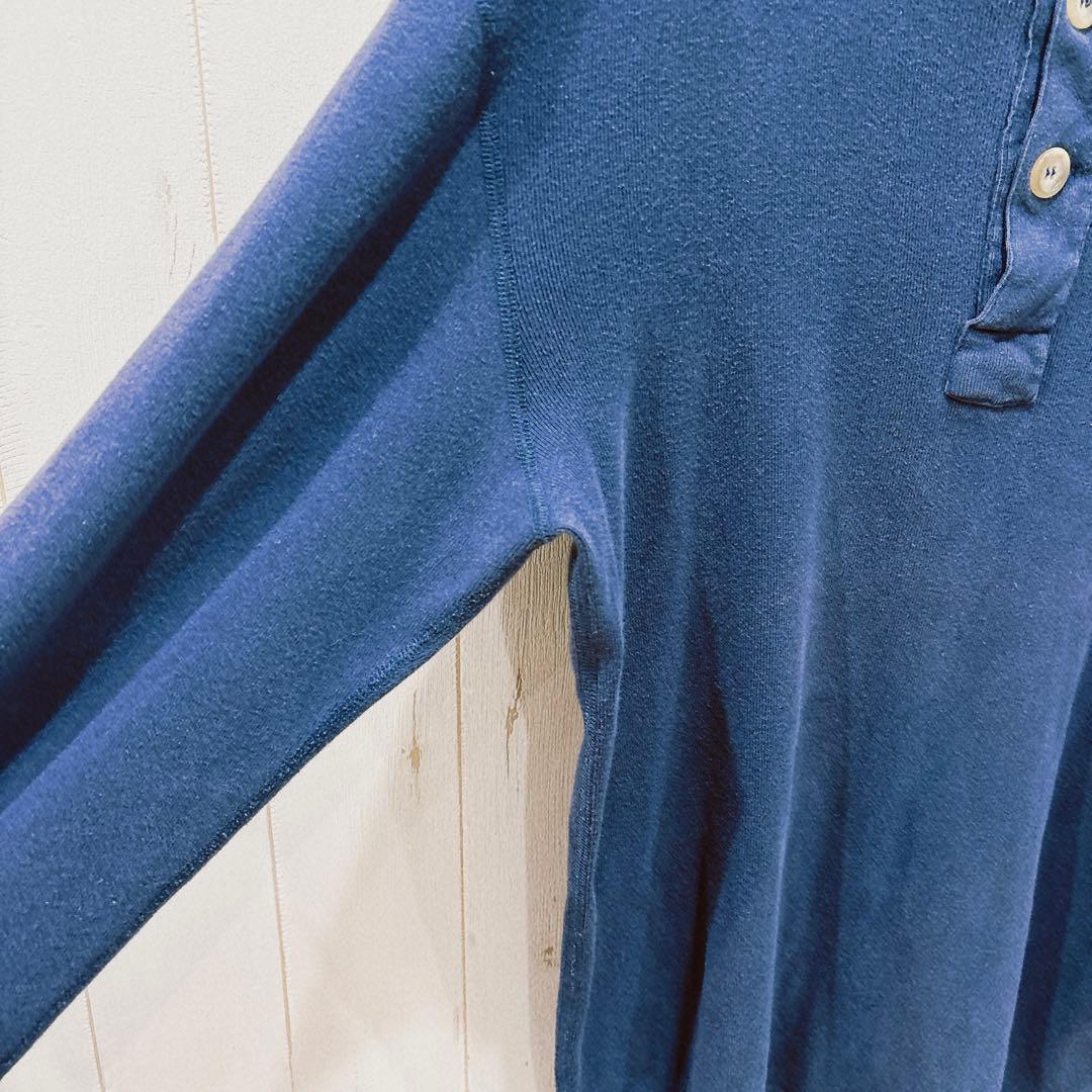 ダブルアールエル　ヘンリーネック　長袖　ネイビー　XL トップス　キムタク　秋