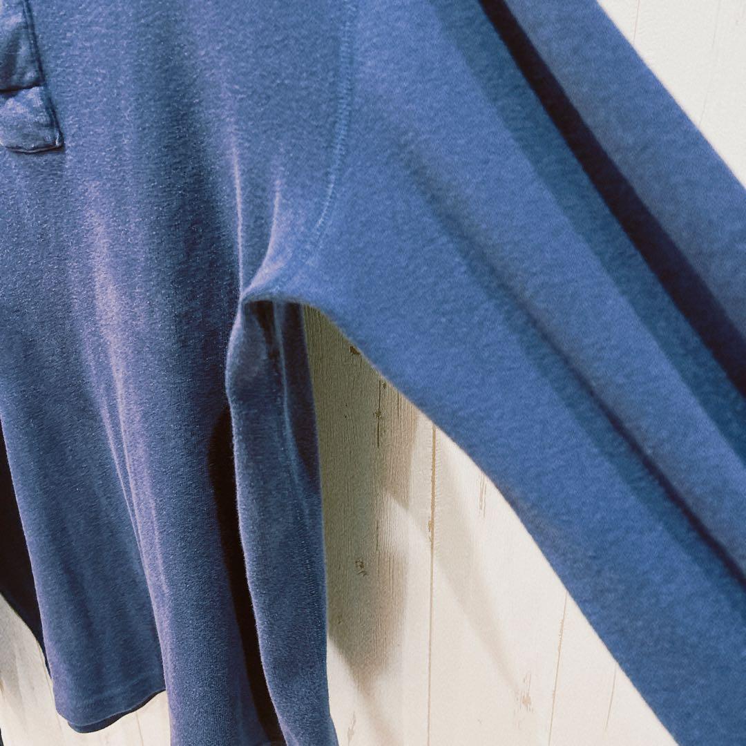 ダブルアールエル　ヘンリーネック　長袖　ネイビー　XL トップス　キムタク　秋