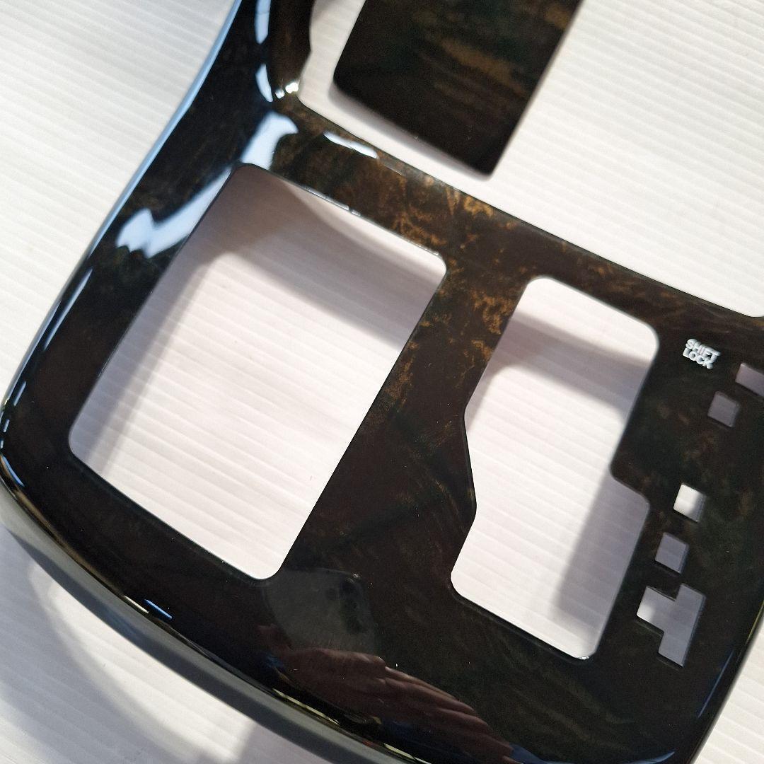 ヴェルファイア/アルファード20 ゴールド黒木目パネル