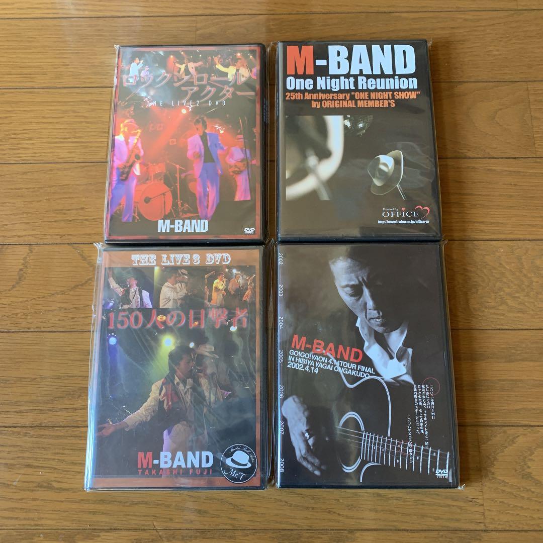 M-BAND DVD 4枚組 藤タカシ ロックンロール クリームソーダ