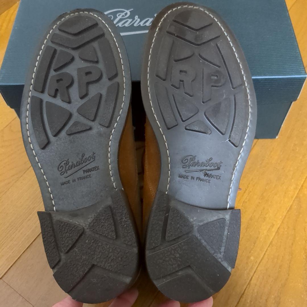 極美品ボーイズマーケット別注パラブーツParaboot/ゲルニー/金茶スエード