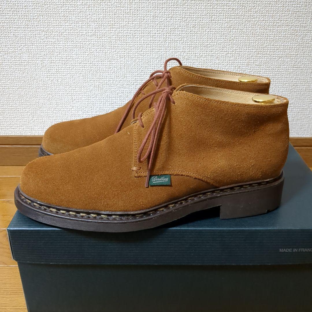 極美品ボーイズマーケット別注パラブーツParaboot/ゲルニー/金茶スエード
