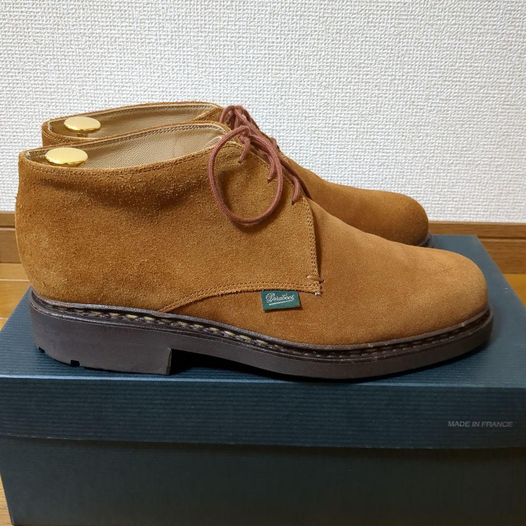 極美品ボーイズマーケット別注パラブーツParaboot/ゲルニー/金茶スエード