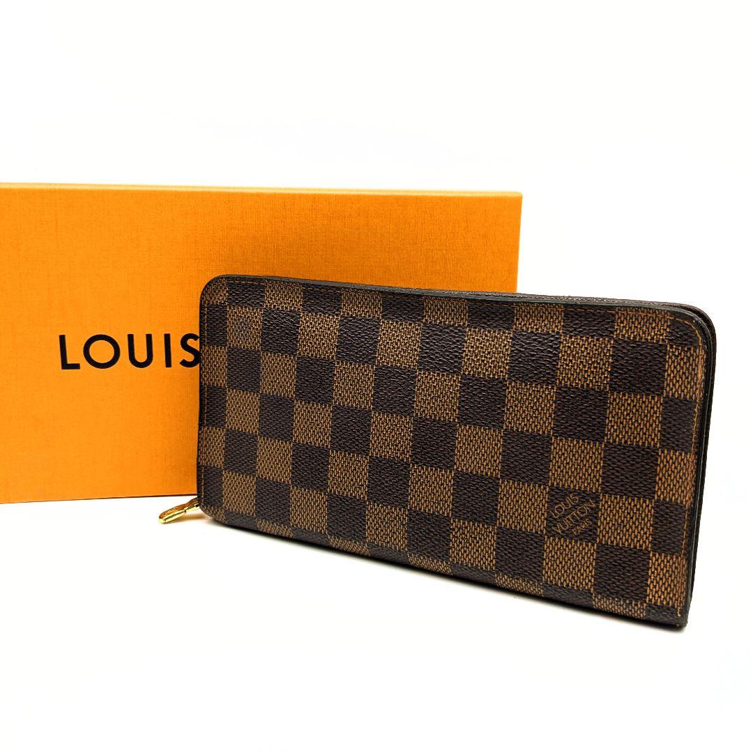 【定番保存袋付き】ルイヴィトン ラウンドジップ ダミエ 長財布 ルイヴィトン