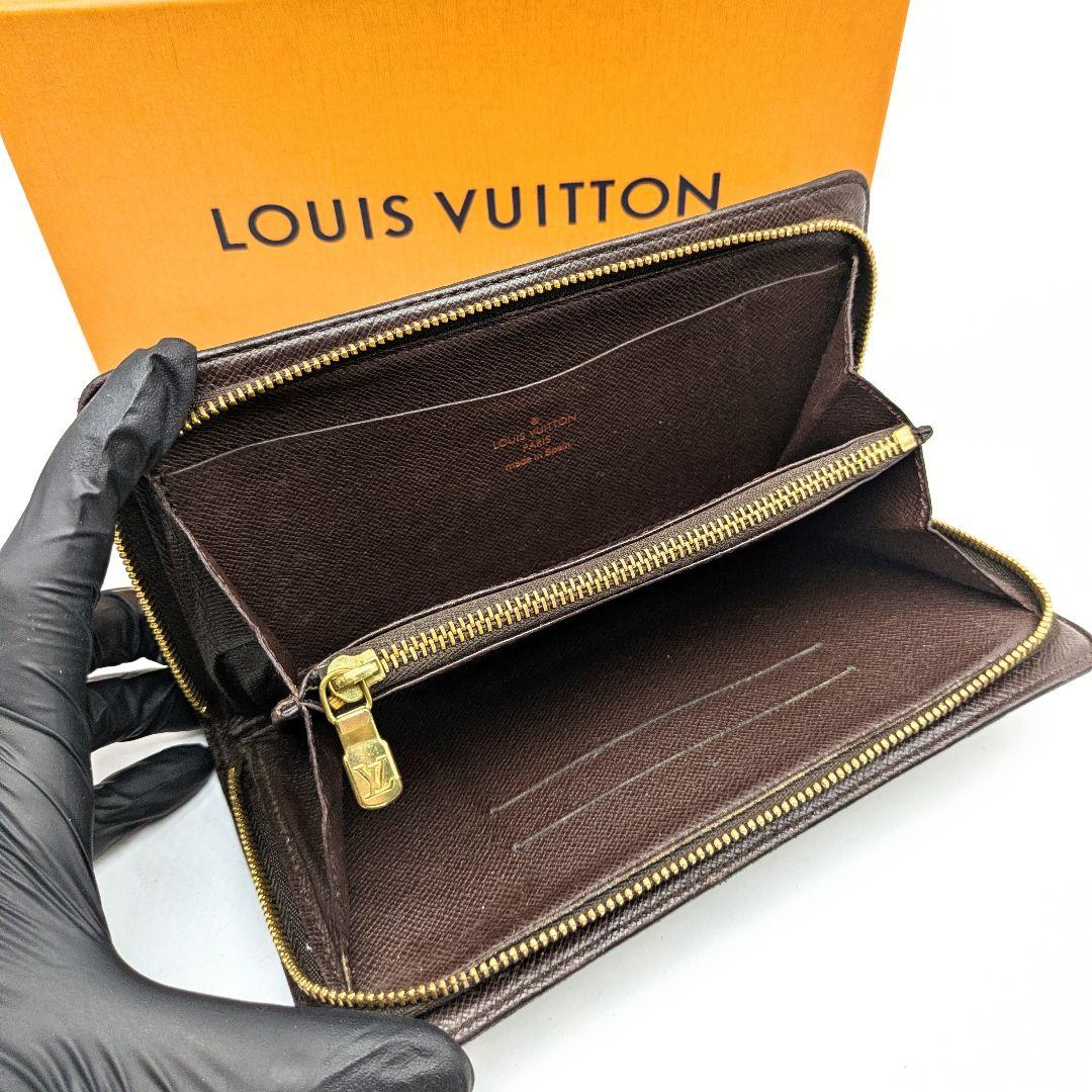 【定番保存袋付き】ルイヴィトン ラウンドジップ ダミエ 長財布 ルイヴィトン