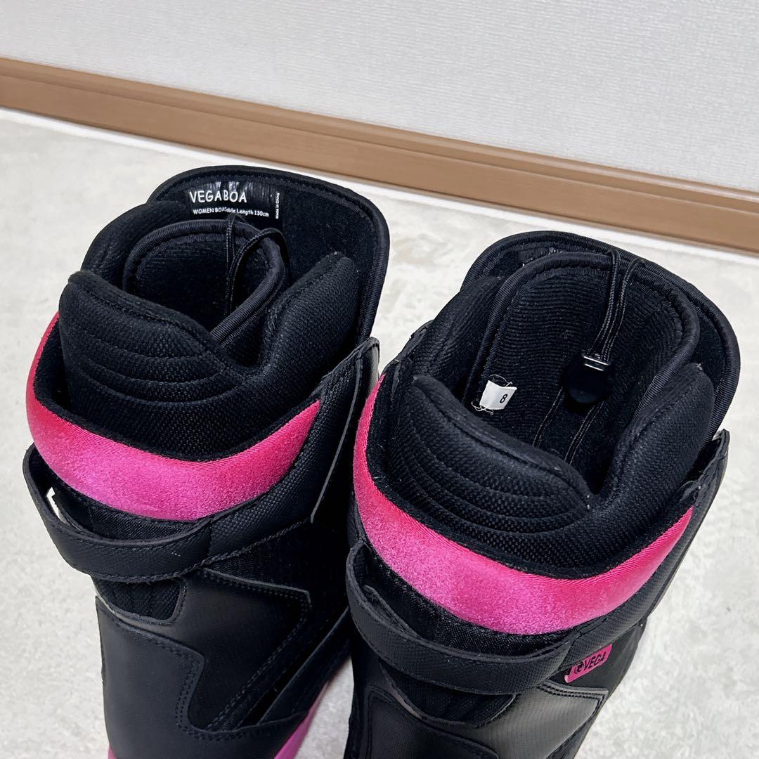 美品 FLOW フロウ VEGA BOA ベガ ボア 24.5 スノボ ブーツ