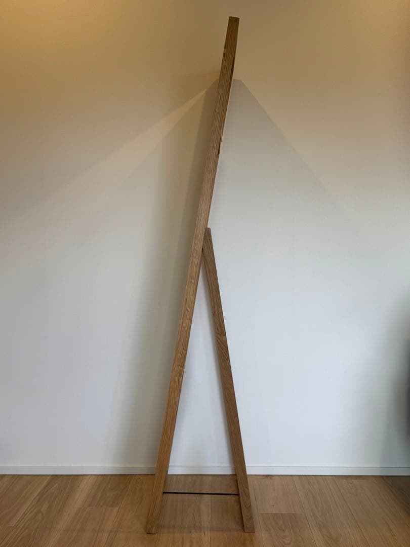 無印 オーク材ミラー・大 幅44×奥行33×高さ150.5cm