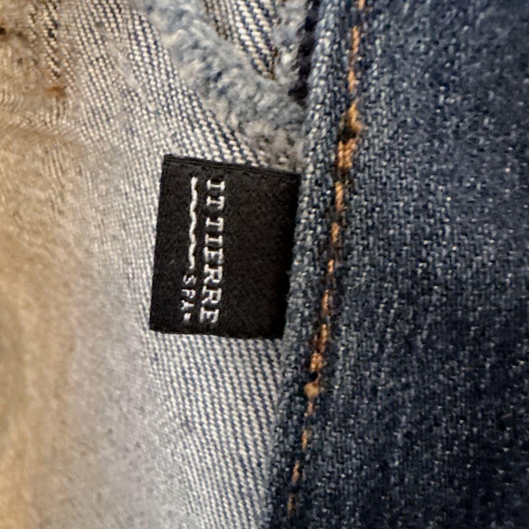 国内正規品　D&G ヴィンテージ刺繍ロゴデニムジャケットSホログラム有