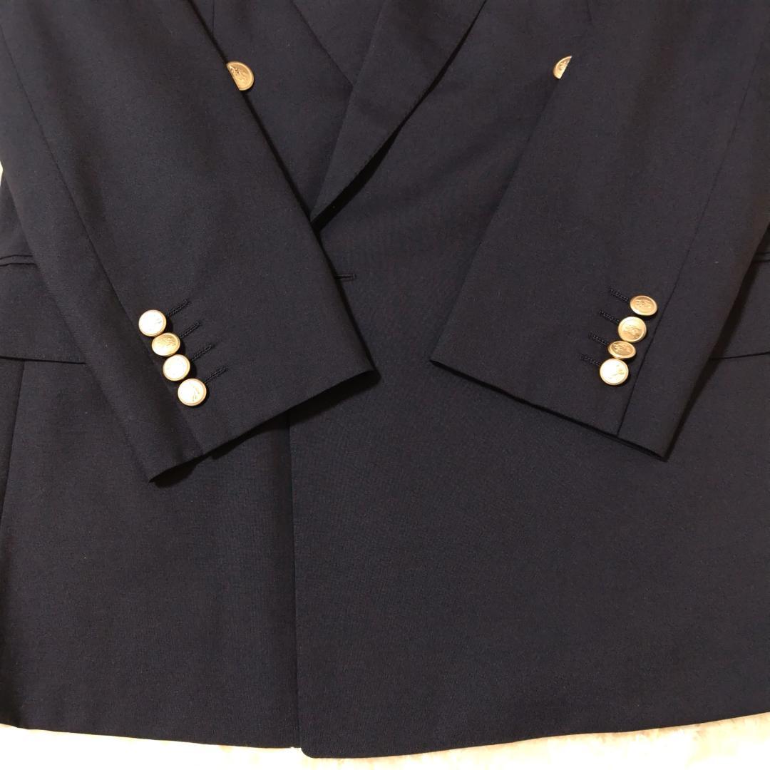 極美品✨バーバリー ロンドン セットアップ ダブル 紺ブレ 羊毛 モヘヤ