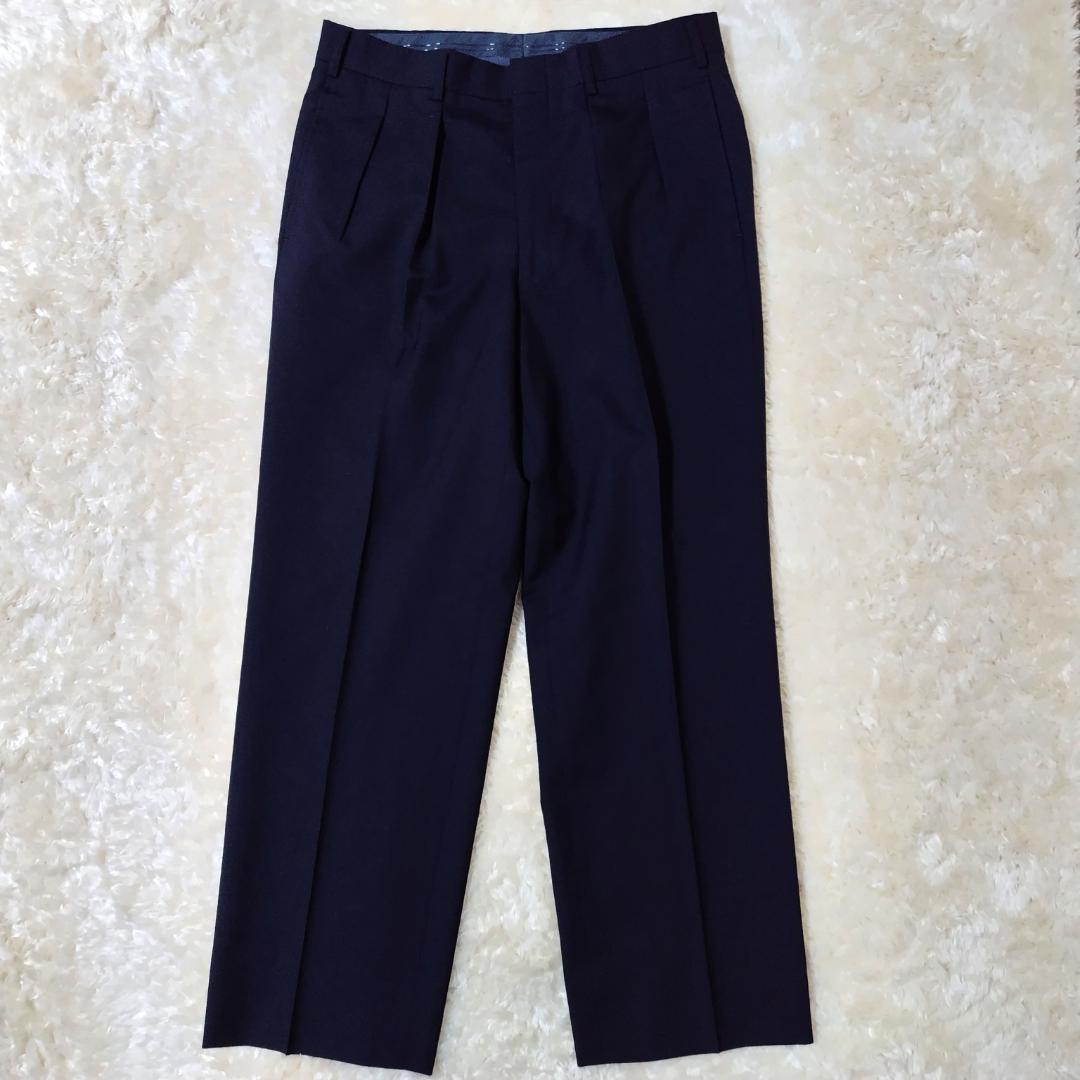 極美品✨バーバリー ロンドン セットアップ ダブル 紺ブレ 羊毛 モヘヤ