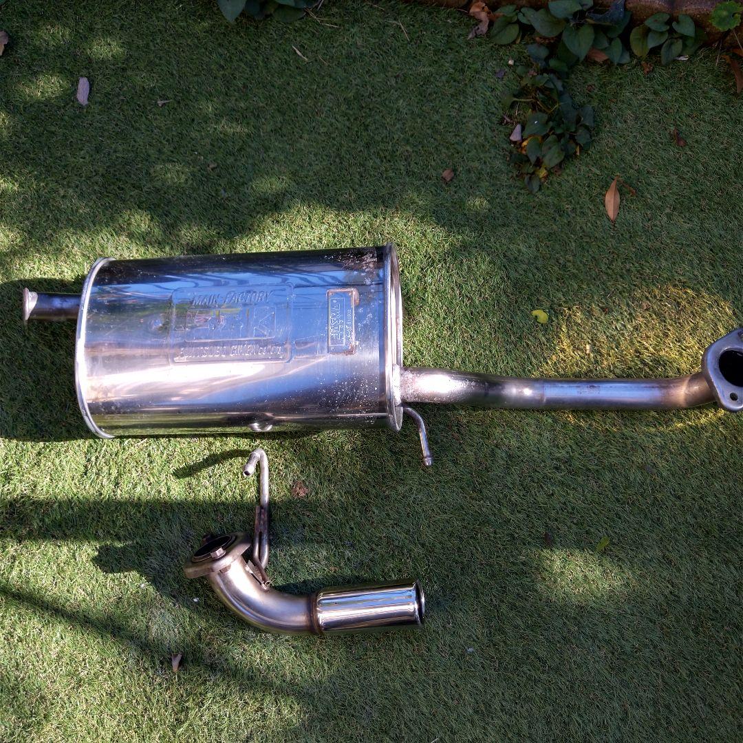 ワゴンRスティングレー MH22S FUJITSUBO ステンレスマフラー 中古