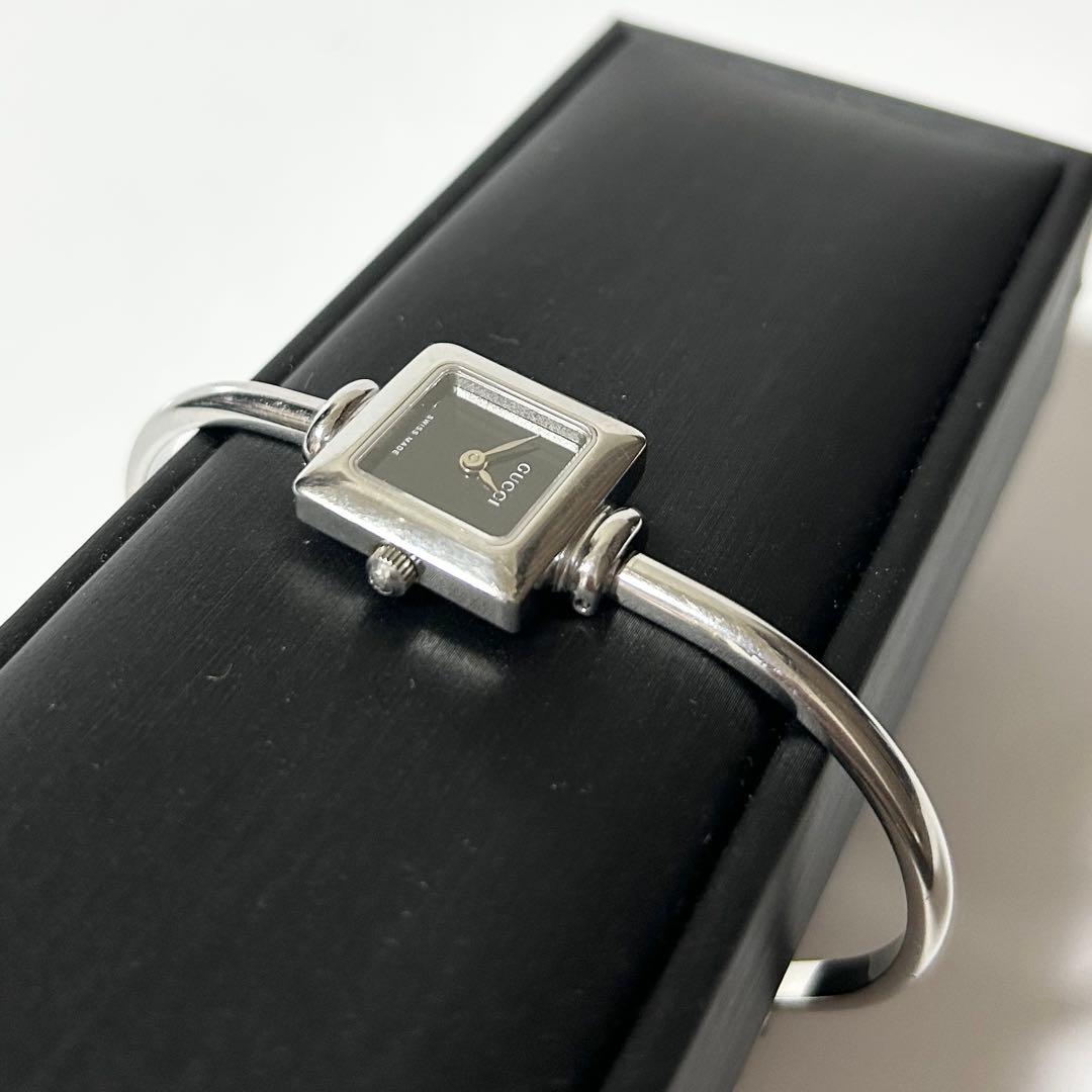 GUCCI グッチ QZ 腕時計 スクエアフェイス 1900L 動作確認済