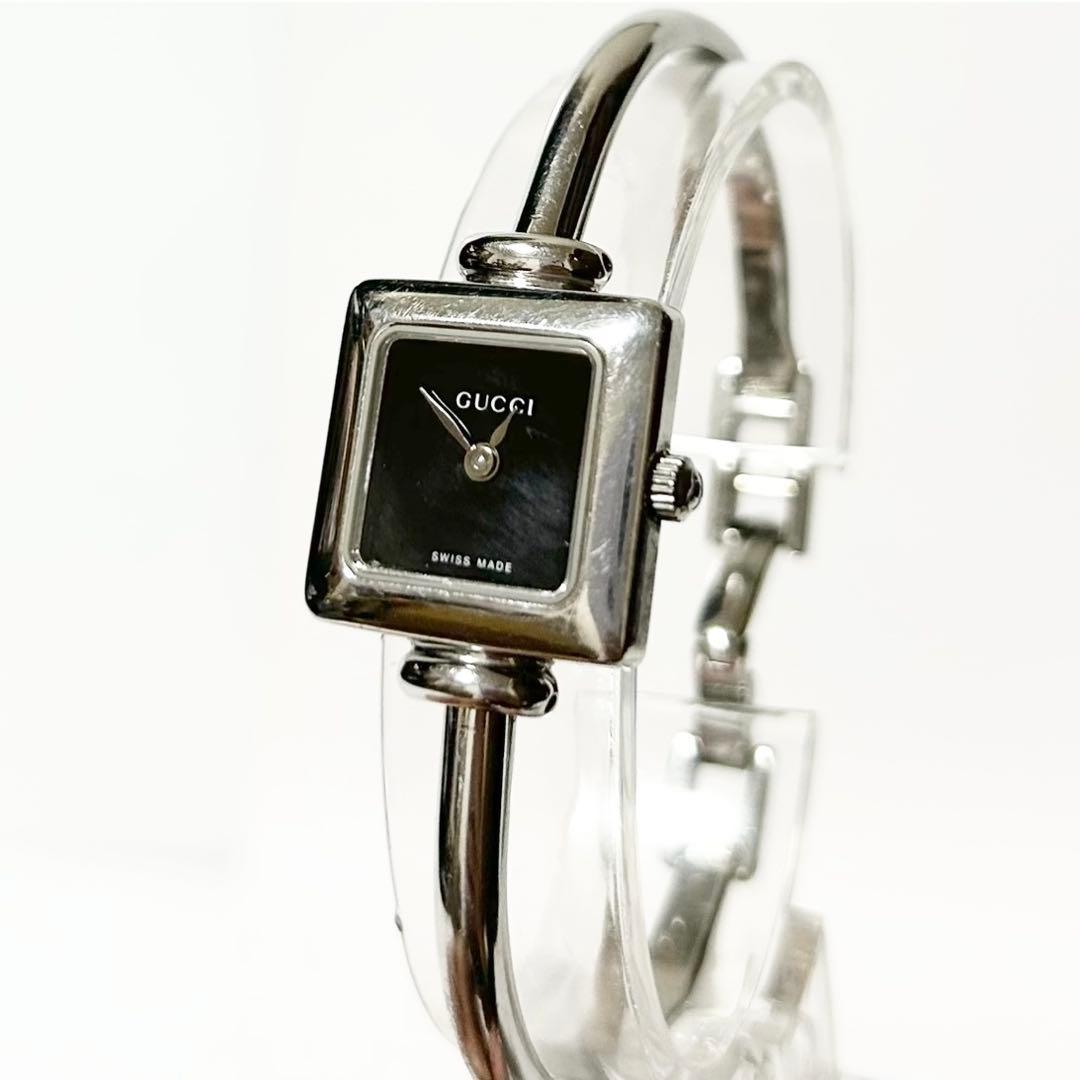 GUCCI グッチ QZ 腕時計 スクエアフェイス 1900L 動作確認済