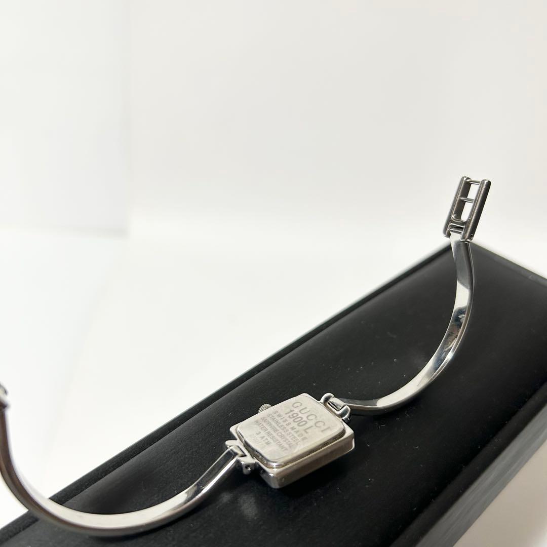 GUCCI グッチ QZ 腕時計 スクエアフェイス 1900L 動作確認済