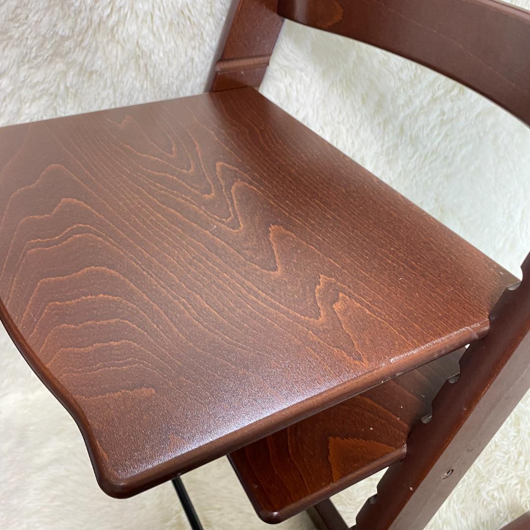 【良品】ストッケ トリップトラップ ブラウン 茶色 シリアル5 ①