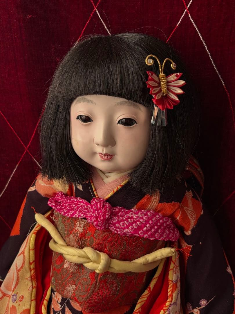 市松人形　東玉　大丸寿印　日本人形　和人形　ビスクドール