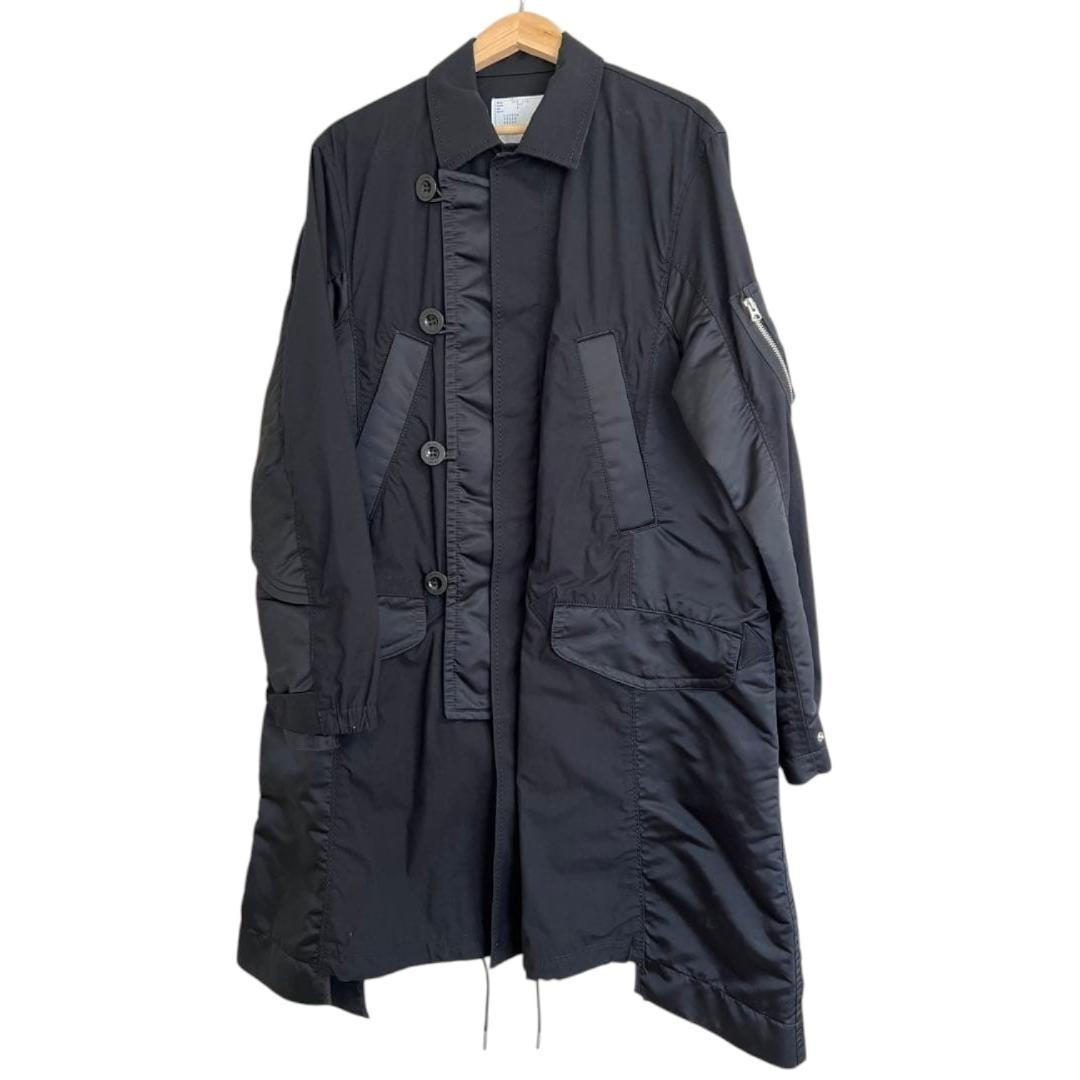 sacai ドッキングミリタリーコート SCM-035 サイズ2