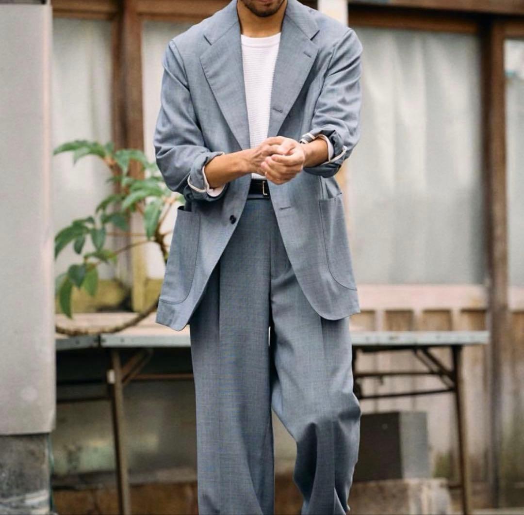 25SS MAATEE&SONS シャークスキンSet Up Trouser 2
