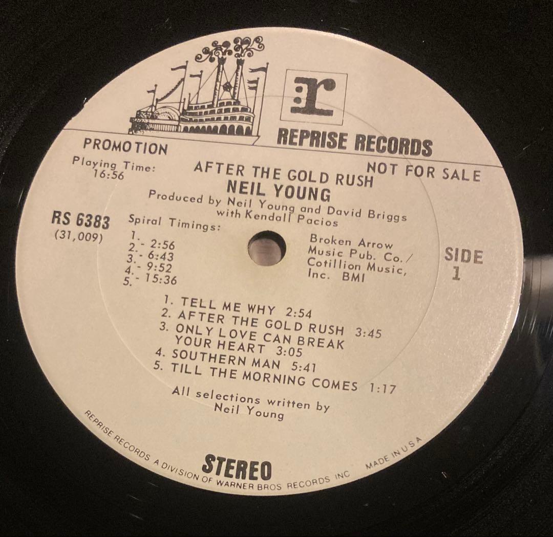 ■究極最高音質USオリジナル白ラベルプロモ盤■NEIL YOUNG / ニールヤ