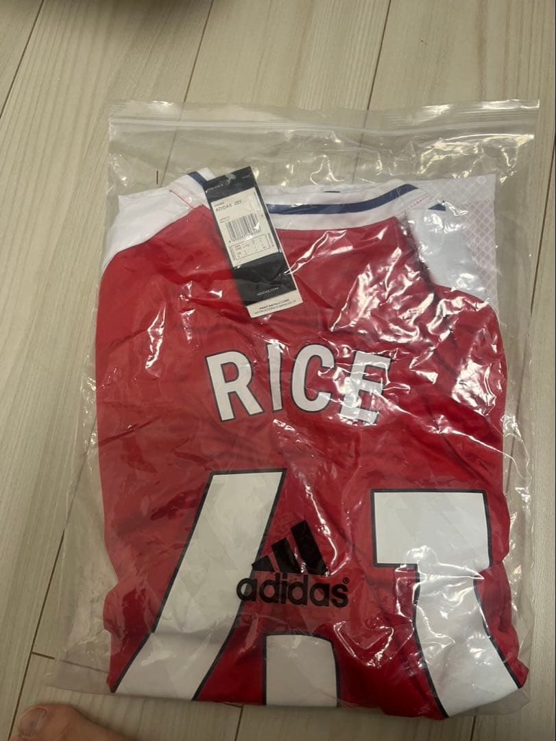 むぅアーセナル ユニフォームadidas RICE 41番L