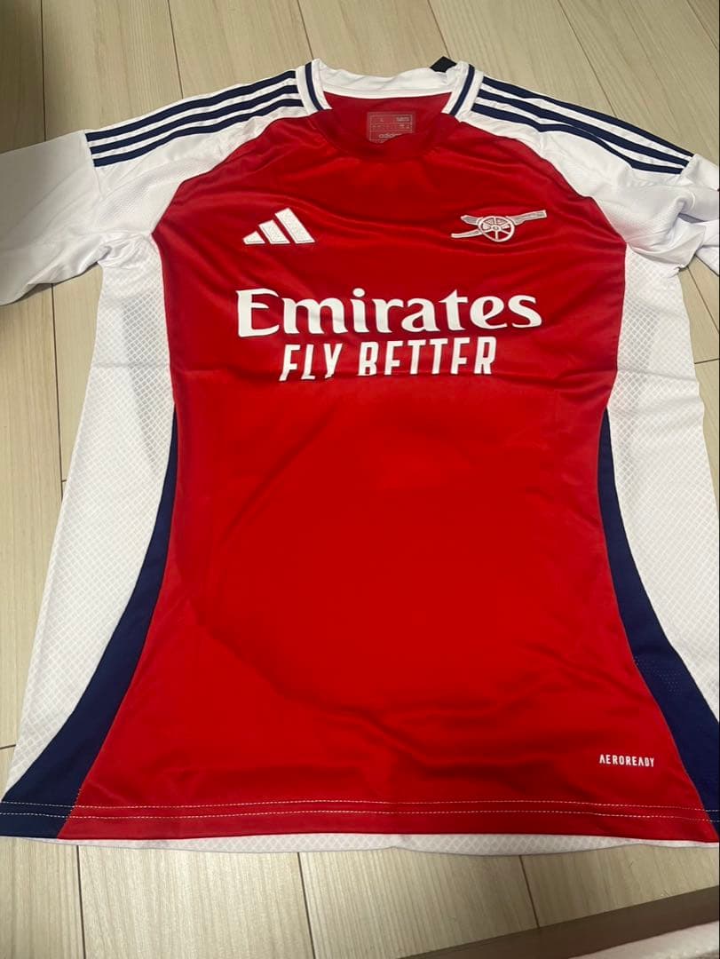 むぅアーセナル ユニフォームadidas RICE 41番L