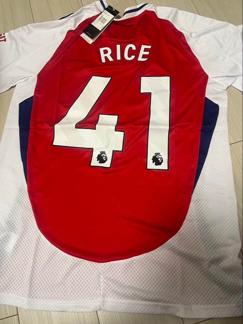 むぅアーセナル ユニフォームadidas RICE 41番L