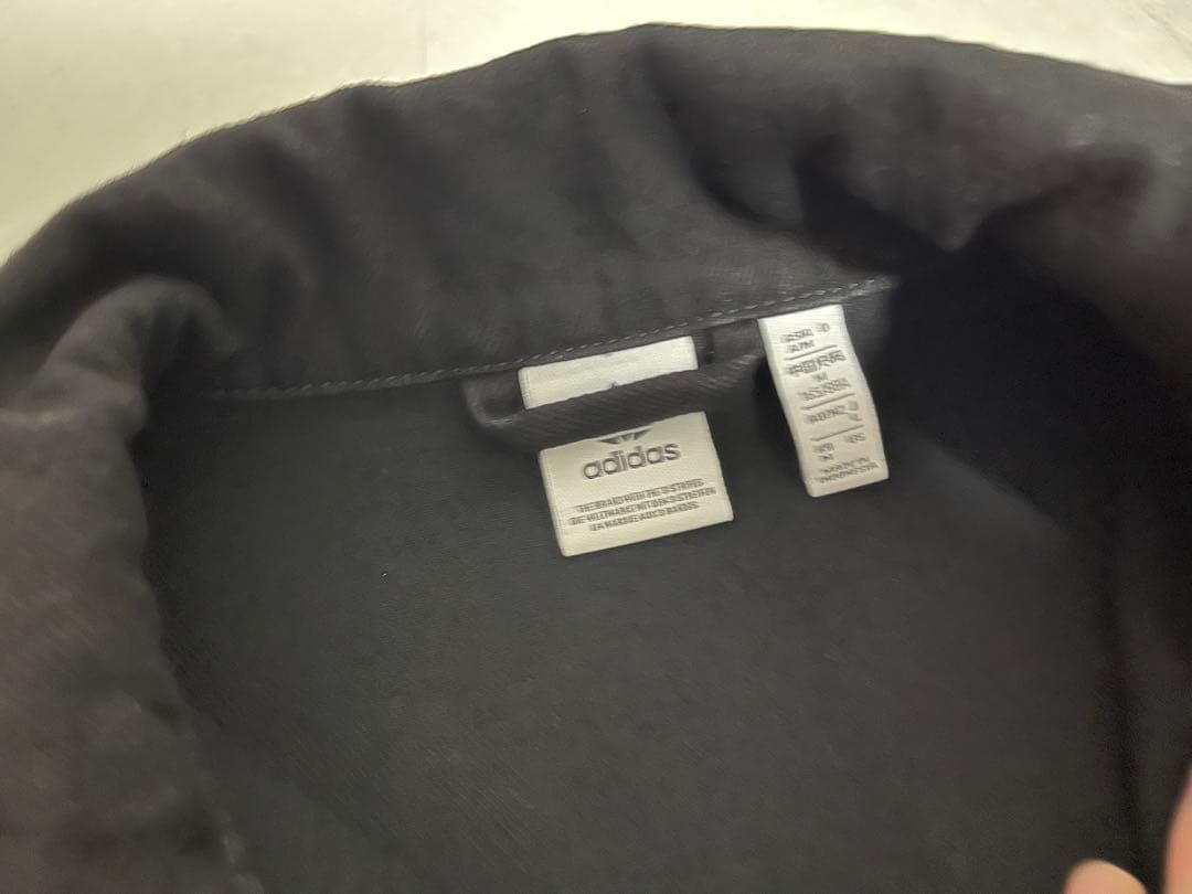 adidas 黒デニムジャケットLアディブレイク
