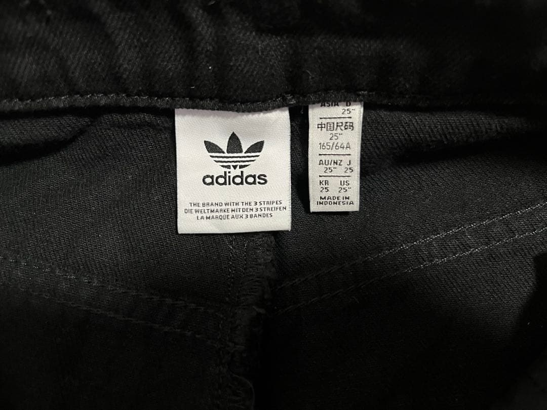 adidas 黒デニムジャケットLアディブレイク